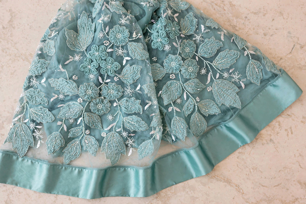 Bloom Collection Floral Cape Sage Green - Limited Edition