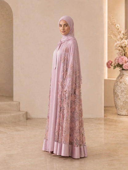Bloom Collection Floral Cape Blush Rose - Limited Edition